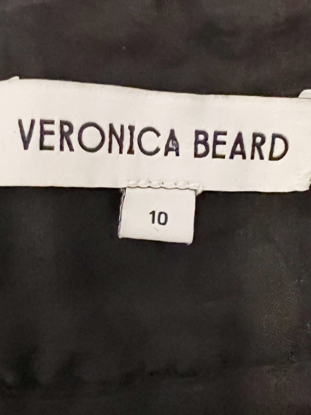 Veronica Beard Black High-Rise Belted Pleated Linen Shorts Size 10 - Picture 5 of 6
